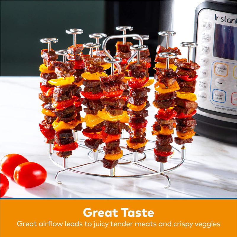 Goldlion Skewer Stand Compatible with Instant Pot 6 Quart Accessories for Air Fryer Crisp Lid Instant Pot 6 Qt - NewNest Australia