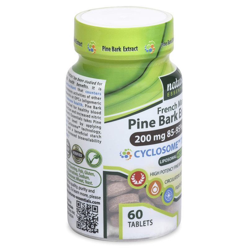 Liposomal Pine Bark Extract | 200mg per Pill | Clinically Studied Circulatory Support | Maximum Absorption Formula | 2 Month Supply | Non-GMO | Gluten-Free | Vegetarian | Lab Certified - NewNest Australia