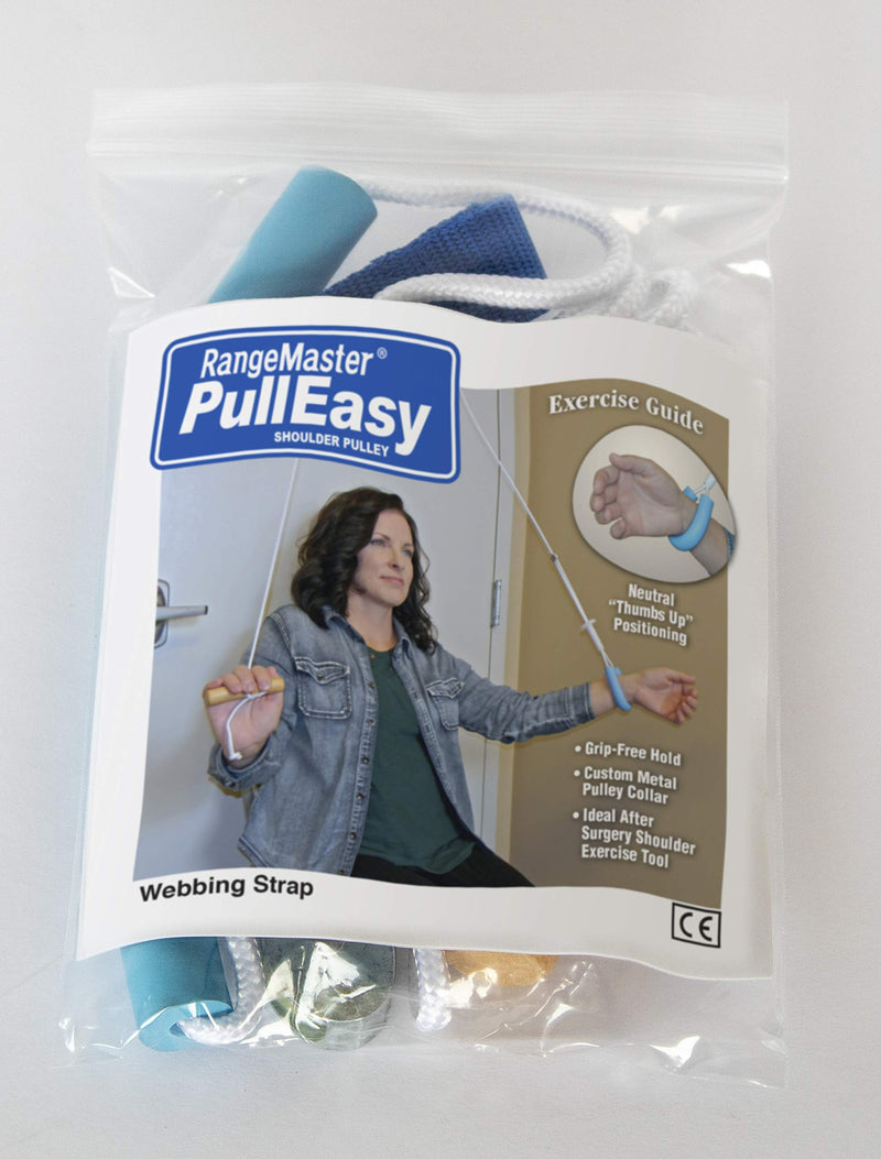 RangeMaster PullEasy Shoulder Pulley with Patient Guide │Physical Therapy Shoulder Pulley │ Aids with Shoulder Surgery Recovery │ Grip-Free Hold │ Metal Bracket Door Attachment - NewNest Australia