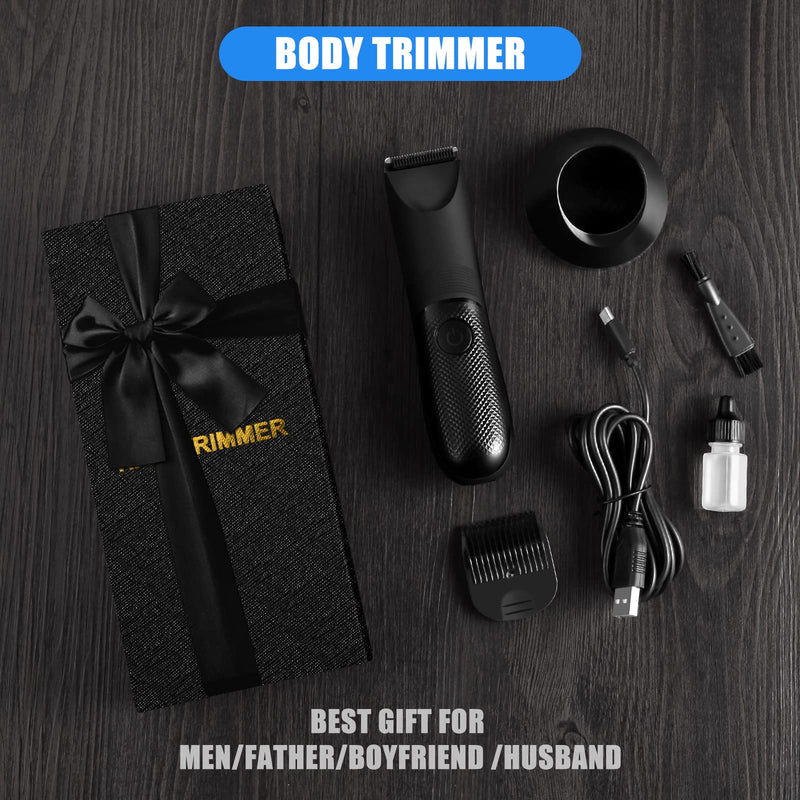 Electric Body Trimmer and Shaver for Men and Women, Waterproof Body Hair Groomers,Groin Hair Trimmer Beard Trimmer with LED Indicator, IPX7 Mens Pubic Hair Shaver for Balls ,Male Hygiene Razor - NewNest Australia