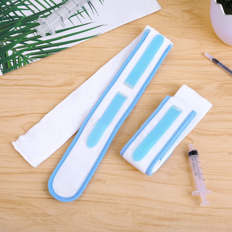 Thinp 2 Pieces Catheter Supplies, Catheter Leg Bag Holder Leg Bag Straps Urine Drainage Bag Support Catheter Stabilization Device Holder for Men Women (Blue) - NewNest Australia