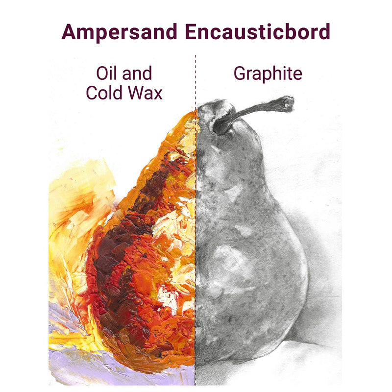 Ampersand Art Supply Wood Painting Panel: Museum Series Encausticbord, 9X12, 1.5 Inch Cradle - NewNest Australia