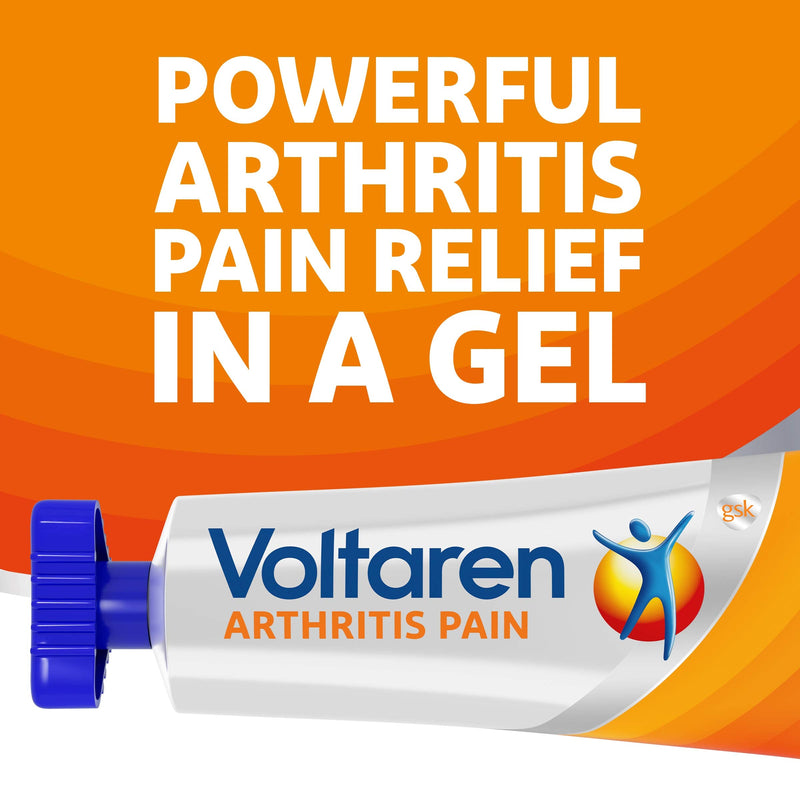 Voltaren Arthritis Pain Gel for Topical Arthritis Pain Relief, #1 Doctor Recommended Topical Pain Relief Brand, No Prescription Needed - 3.5 oz/100 g Tubes (Pack of 2) - NewNest Australia