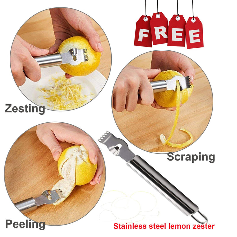 NewNest Australia - Lemon Squeezer Hand Manual - Lime Hand Juice Lemon Squeezers Press Citrus Press Juicers Squeezer, Premium Quality Lime Lemon Squeezer, Manual Citrus Press Juicer 