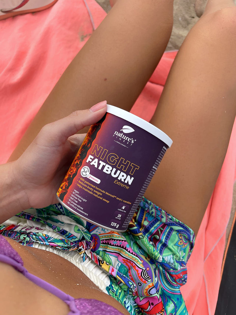 Nature'S Finest Night Fatburn Extreme Dietary Supplement For Weight Loss With 4-In-1 Formula, Powder, Proven Fat Burner With Morosil, L-Carnitine And Valerian, Slimming In Sleep - NewNest Australia