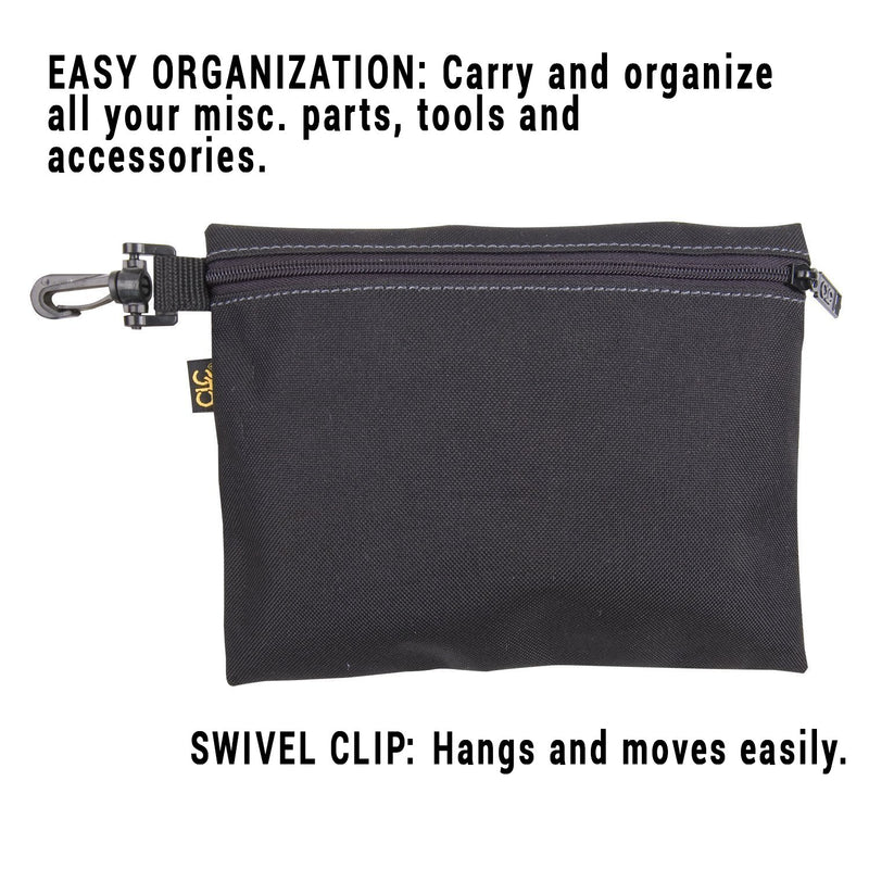 CLC Custom Leathercraft 1100 Multi-Purpose Clip-on Zippered Poly Bags, 3 Pack Pack of 1 - NewNest Australia