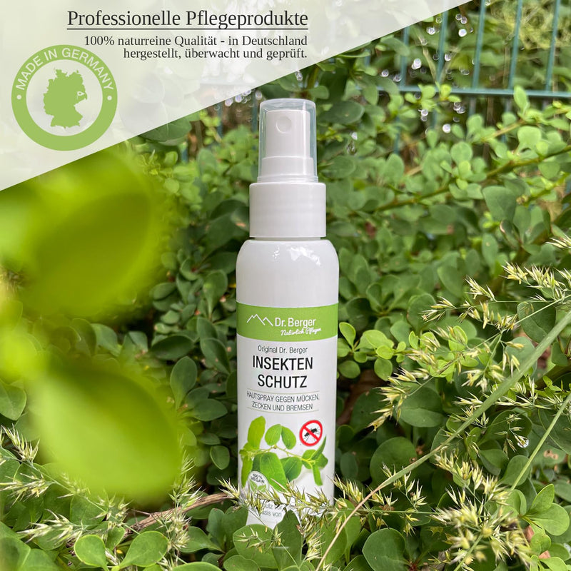 𝗗𝗿. 𝗕𝗲𝗿𝗴𝗲𝗿 Insect repellent [VEGAN] mosquito repellent | Protection against ticks, mosquitoes, gnats, horseflies | Skin spray also suitable for children - natural protection against mosquito bites - NewNest Australia