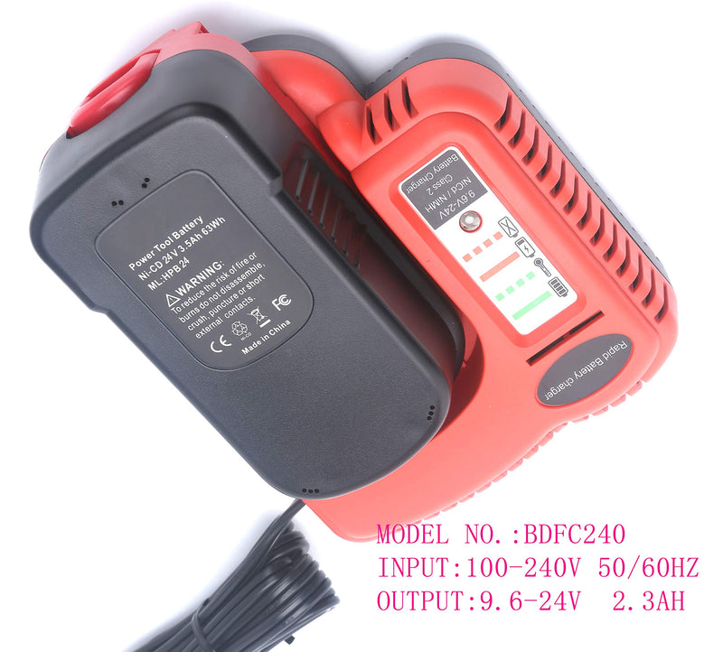 UNGINO FSMVC BDCCN24 7.2V-24V Battery Charger for Black+Decker BDCCN24 BDFC240, for Black & Decker 18V 14.4V 12V 9.6V 24V NiCD&NiMH Battery HPB18 HPB14 HPB12 HPB24 Black Decker 18V Battery Charger… - NewNest Australia