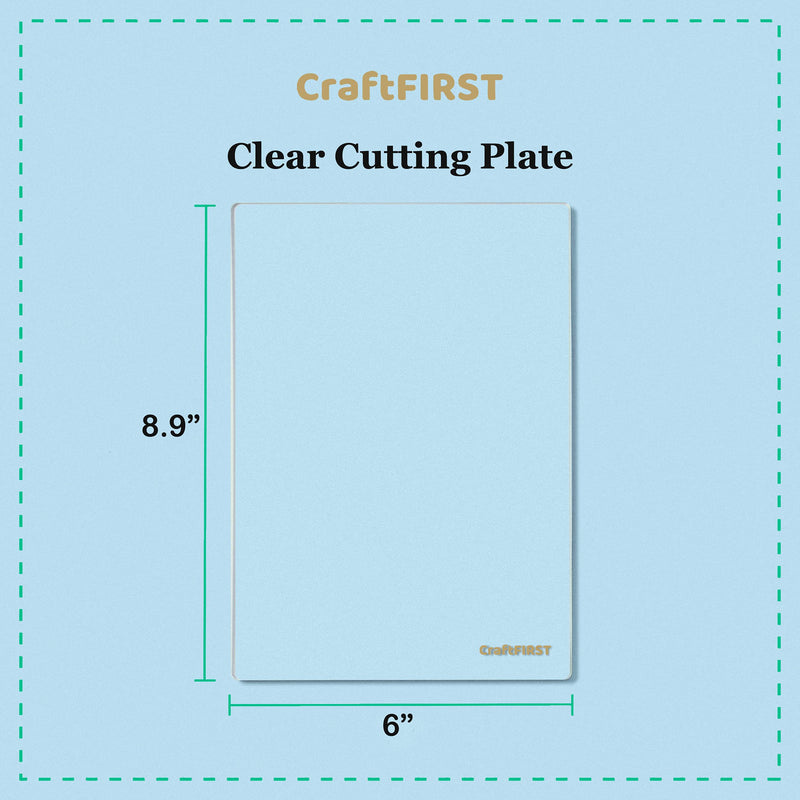 CraftFIRST Clear Cutting Plate, 1 Pair, for Gemini Junior Die Cutting and Embossing Machine CraftFIRST Junior Die Cutting Machine - NewNest Australia
