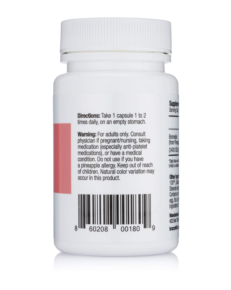 brazzoMD Bromelain with Arnica Tablets, 60 tablets, Plastic Surgeon developed to assist in natural healing - NewNest Australia