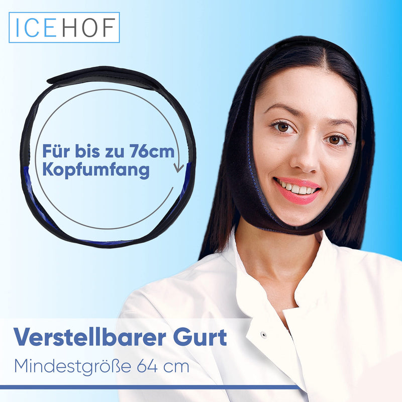 ICEHOF cooling pads wisdom teeth (4x) - With soft fabric for more cooling after dental surgery - cooling pack wisdom teeth cooling compress cooling pads face - NewNest Australia