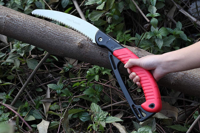 FLORA GUARD Hand Pruning Saws 9 Inch Folding Saw with Non-Slip Handles and Safey Lock, Quality Made for Real Work - NewNest Australia