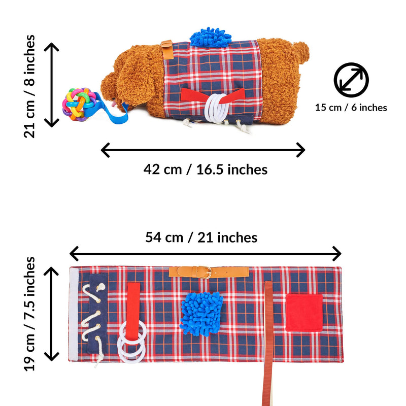 Fidget Muff and Blanket for Elderly | Fidget Blanket for Dementia | Dementia Products for Elderly | Gift and Activities for Seniors with Alzheimer’s or Dementia | Sensory Fidget Toys - NewNest Australia