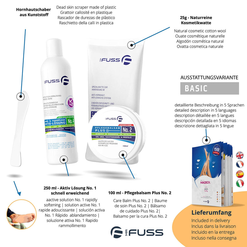 Mr. Fuss Callus Remover Active Solution No. 4 Advanced Pack (Small) Callus Removal Without Grinding Or Rubbing System Pack Of 4 For Callus And Cuticle Removal - NewNest Australia