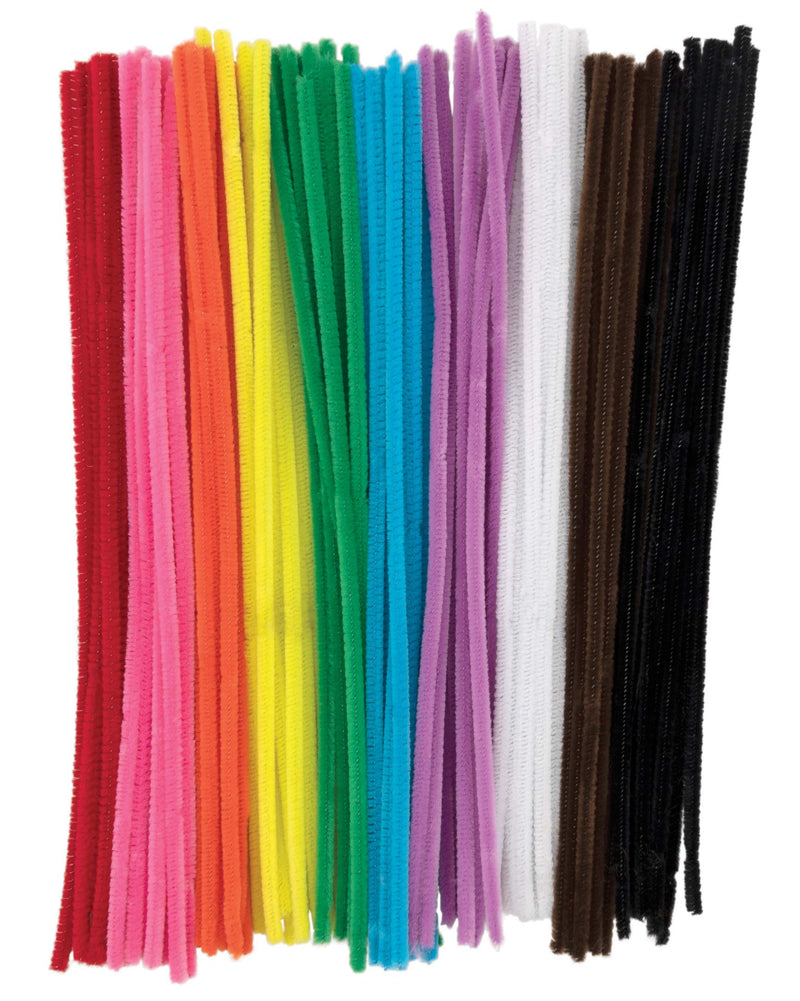 Creativity Street Jumbo Chenille Stem Multi-Purpose, 1/4 X 12 Inches, Colors may vary, Pack of 100 - NewNest Australia