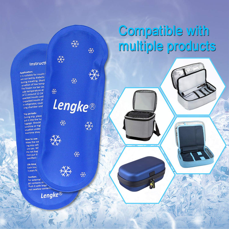 YOUSHARES Ice Pack for Insulin Cooler Bag Travel Bag - Reusable Ice Pack for Insulin Cooler Bag for Diabetics (4 Packs) Ice Pacl 4 Pc - NewNest Australia