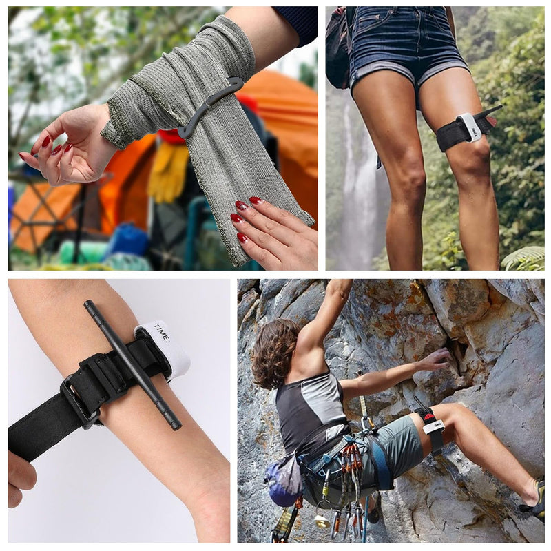 Tourniquet Bandage Set, 3.8 X 95 Cm Tourniquet Tactical, Emergency Tourniquet, Israeli Tactical Tourniquet, First Aid Storage Hose, Emergency Bandage For Hiking, Mountaineering, Sports, Climbing, - NewNest Australia