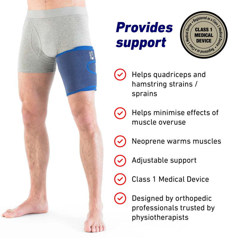 Neo-G Thigh Support Hamstring Support to Quadriceps and Hamstring Musc ...