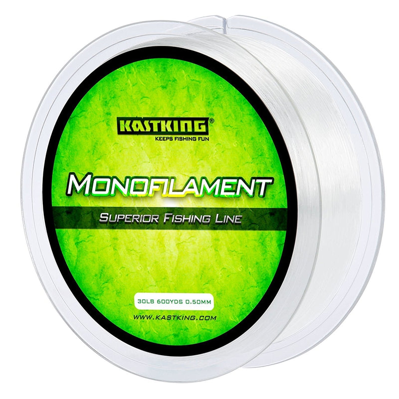 KastKing World's Premium Monofilament Fishing Line - Paralleled Roll Track - Strong and Abrasion Resistant Mono Line - Superior Nylon Material Fishing Line - 2015 ICAST Award Winning Manufacturer 300Yds/15LB Ice Clear - NewNest Australia