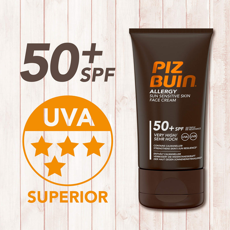 Piz Buin Allergy Sun Sensitive Skin Face Cream SPF50+, 50ml color_308 - NewNest Australia