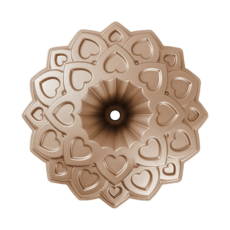 Baker's Secret Bunt Pan 9" Amour, Extra Thick Cast Aluminum Bundt Cake Pan Baking Pan,2 Layers Non-stick Coating For Easy Release, Baking Supplies- 10cup Cast Aluminum Collection - NewNest Australia