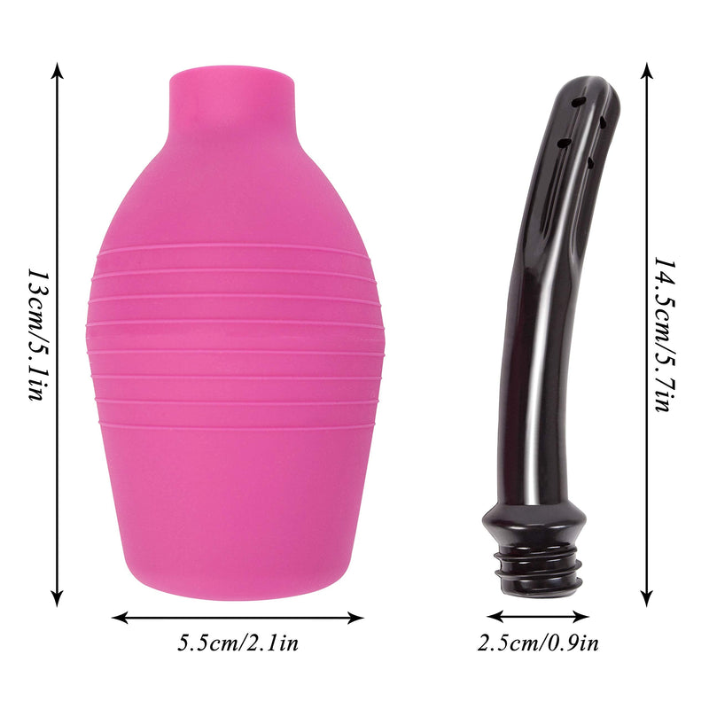 Enema Bulb for Men or Women - Douche Cleaner - 310 ml Capacity (Purple Color) Purple -310ml - NewNest Australia