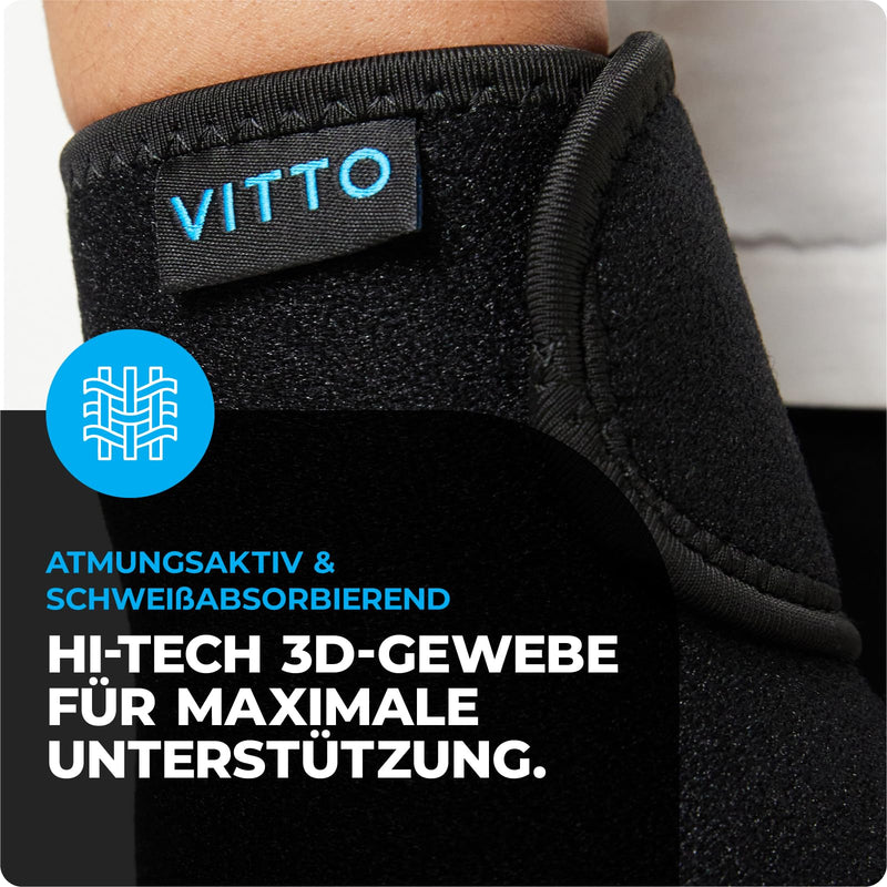 VITTO Wrist Bandages - Wrist Support for Carpal Tunnel Syndrome, Tendonitis, Arthritis and Sprain (Right, Large) - NewNest Australia