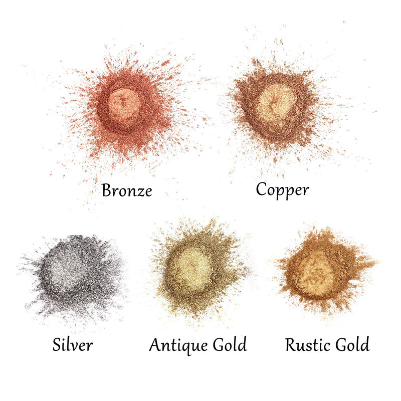 LET'S RESIN Metallic Pigment Powder, 5 Colors Fine Resin Pigment Powder, Each Bottle 20ml Shimmer Resin Color Pigment for Epoxy Resin Coloring, Polymer Clay and Other Crafts - NewNest Australia