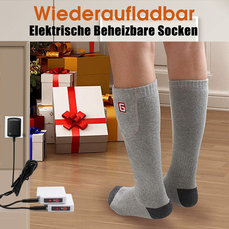 Svpro Rechargeable Electric Heated Socks, Battery-Operated, Comfortable Thermal Socks, Cold Protection, Sports, Outdoor, Camping, Hiking, Warm Winter Socks For Men And Women - NewNest Australia
