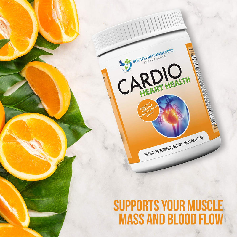 Cardio Heart Health Powder – L-Arginine Supplement 5000mg & L-Citrulline 1000mg,16.82 oz 1.05 Pound (Pack of 1) - NewNest Australia