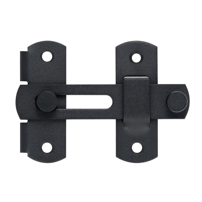 INIRET 4 Packs Barn Door Latch ，Matte Black Stainless Steel barn gate flip Door Latch Bifold Door Lock,Sliding Door Antique Lock Gate Latches Wine Cabinet Carbon Steel Closet Door Latches I54_Matte Black_4 Pack - NewNest Australia