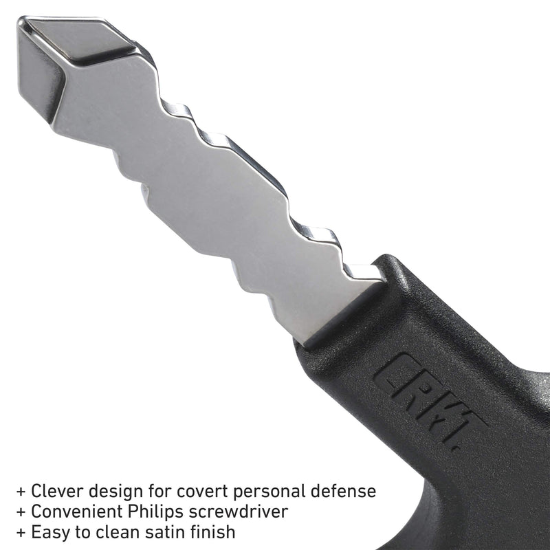 CRKT Williams Defense Key: EDC Personal Defense Key Chain Tool with Phillips Head Screwdriver Tip 9705 Black: Williams Defense Key - NewNest Australia