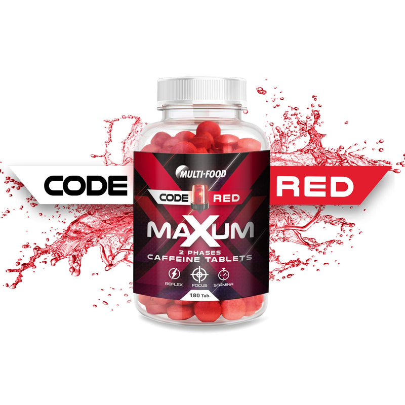 MAXUM Caffeine Tablets High Dose | 2 Phase Long-Term Caffeine Tablet | Small and Easy to Swallow, Tasteless | Made in Germany (180 tablets) - NewNest Australia