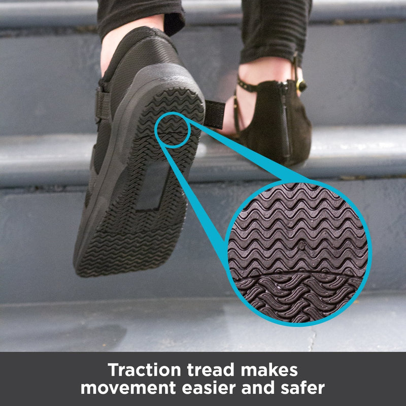 BraceAbility Post-op Shoe for Broken Foot or Toe | Medical/Surgical Walking Boot Cast, Stress Fracture Brace & Orthopedic Sandal with Hard Sole (Small - Female) Small (Pack of 1) - NewNest Australia