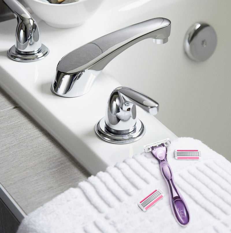 BIC Click 5 Soleil, women's razor, wet razor with 10 interchangeable blades, each with 5 blades, with aloe vera & vitamin E, made from recycled material - NewNest Australia