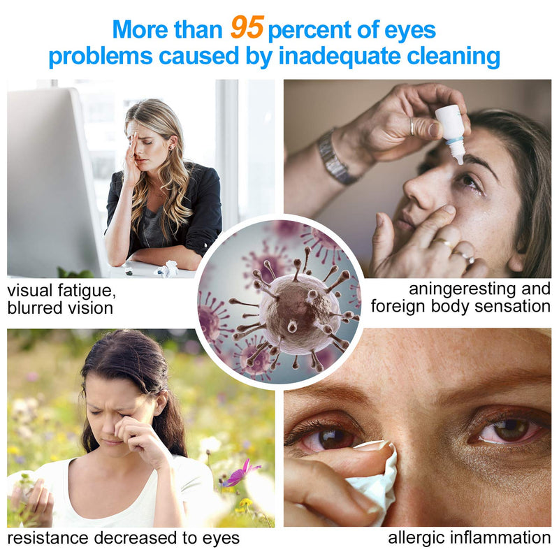 Blumway Ultrasonic Contact Lens Cleaner With Usb Charger - Small And Portable - For The Removable Of Deposits And Residues - Soft Lens Hard Lens Contact Lens Color Lens Rgp Lens And Ok Lens. - NewNest Australia