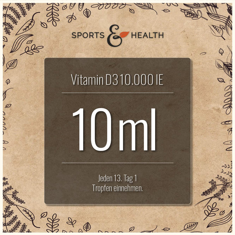 Vitamin D3 10000 IU Drops - High Dose - Vitamin D3 Depot - Vitamin D - Drops Vitamin D High Dose - Drops with the D3 Vitamin - Cholecalciferol - NewNest Australia