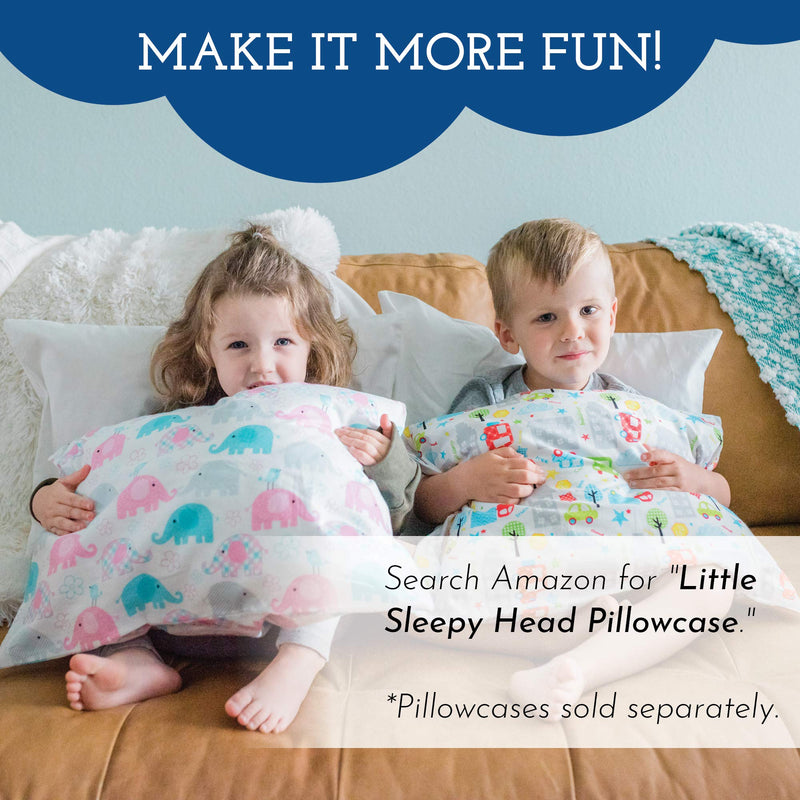 Toddler Pillow - Soft Hypoallergenic - Best Pillows for Kids! Better Neck Support and Sleeping! They Will Take a Better Nap in Bed, a Crib, or Even on The Floor at School! Makes Travel Comfier! - NewNest Australia