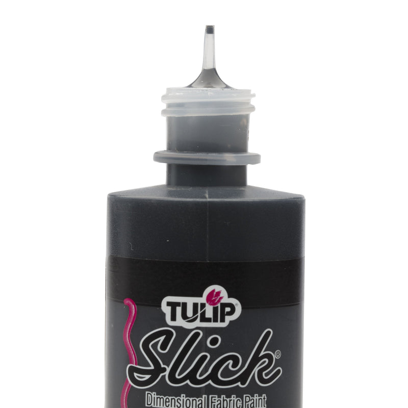 Tulip Dimensional Fabric Paint 4 oz Slick Black 3 Pack, 4 Fl Oz (Pack of 3), 3 Count - NewNest Australia