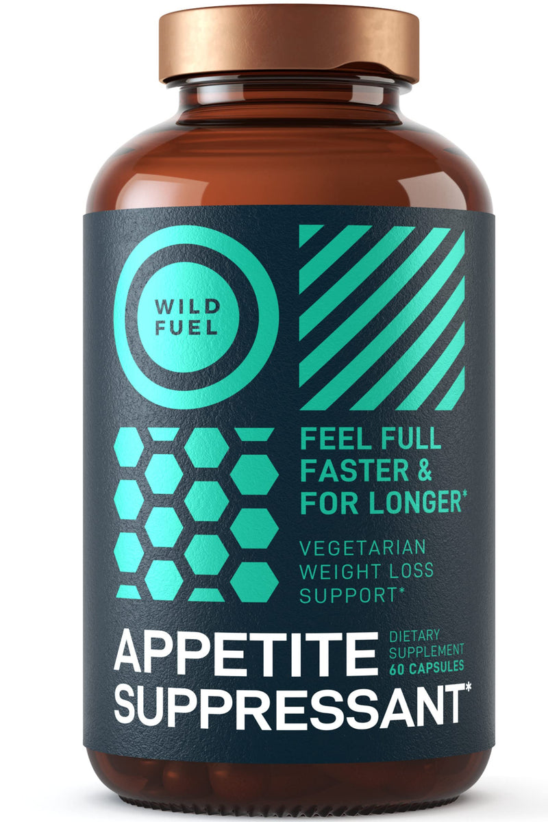 Appetite Suppressant for Weight Loss - Triple-Action Diet Control by Wild Fuel with Garcinia Cambogia and Glucomannan - Manage Cravings, Feel Full Faster, Stay Satisfied Longer - 60 Veggie Capsules - NewNest Australia