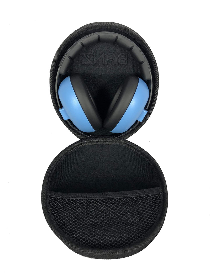 BANZ Baby Earmuffs CASE - Protective Premium Hard EVA Case - Holds Baby Size Earmuffs and Bluetooth Baby Headphones Black - NewNest Australia
