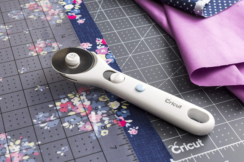 Cricut Rotary Cutter - Rotary Cutter for Fabric, Sewing and Quilting Projects - Compatible For Both Right- and Left-Handed Use - [45mm] 45MM - NewNest Australia
