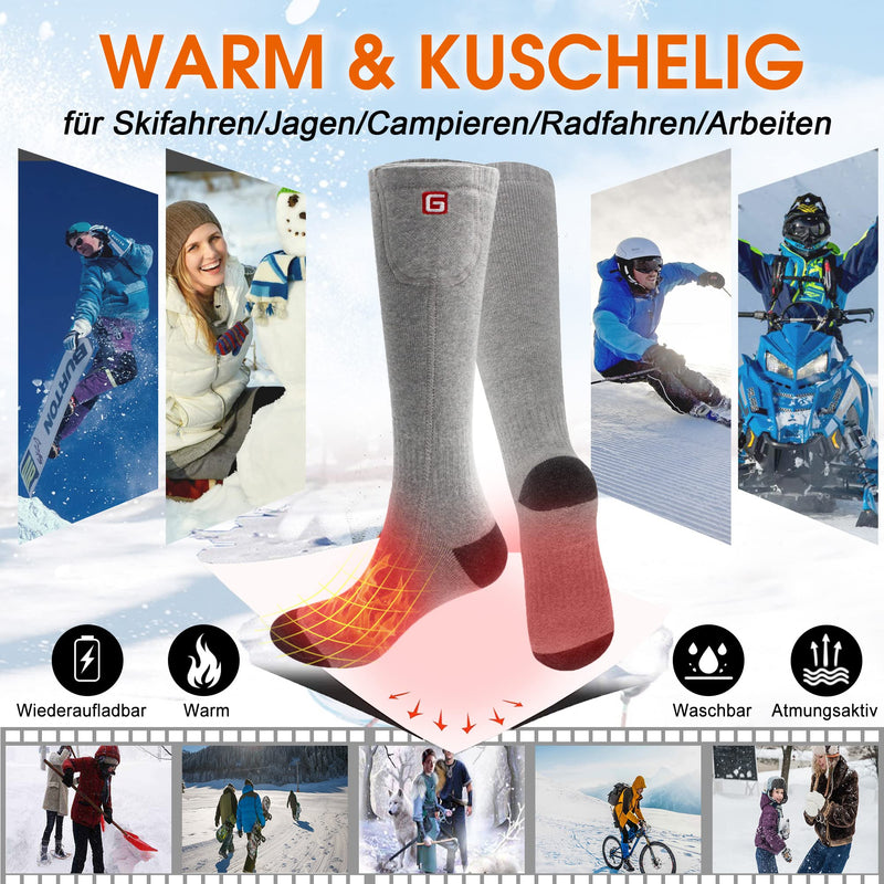 Svpro Rechargeable Electric Heated Socks, Battery-Operated, Comfortable Thermal Socks, Cold Protection, Sports, Outdoor, Camping, Hiking, Warm Winter Socks For Men And Women - NewNest Australia