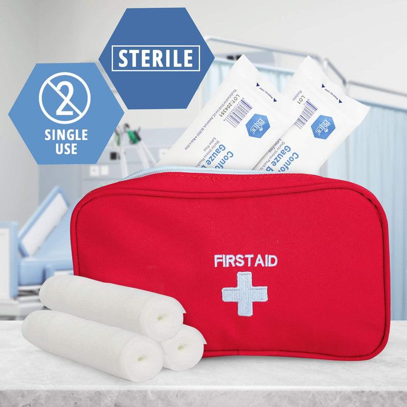 Medpride Conforming Stretch Gauze Bandages, 6 Rolls 6'' x 4.1 Yards| Sterile Latex Free First Aid Pads | Wound Care Rolled Dressing Wrap | Medical Non-Adherent Mesh Bandages 6x147.6 Inch (Pack of 6) - NewNest Australia