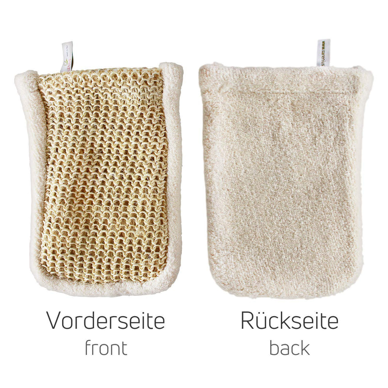 Sisal massage glove - deep peeling effect thanks to coarse structure peeling on the whole body. Made in Turkey - Sarenius Premium Spa - NewNest Australia