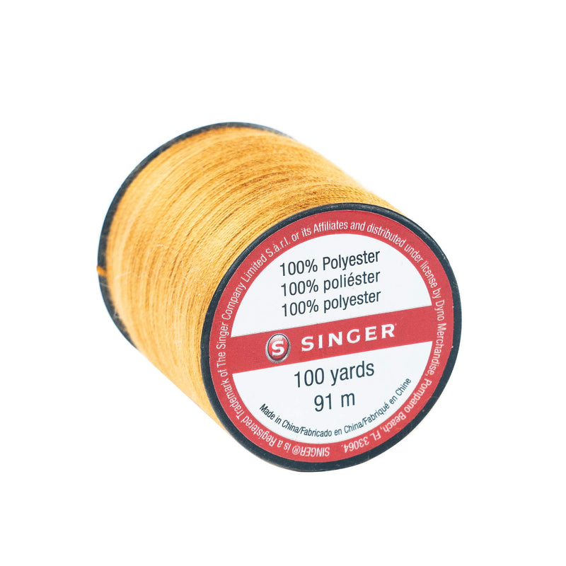 SINGER 67120 Blue Jean Thread, 100 Yards, Old Gold - NewNest Australia