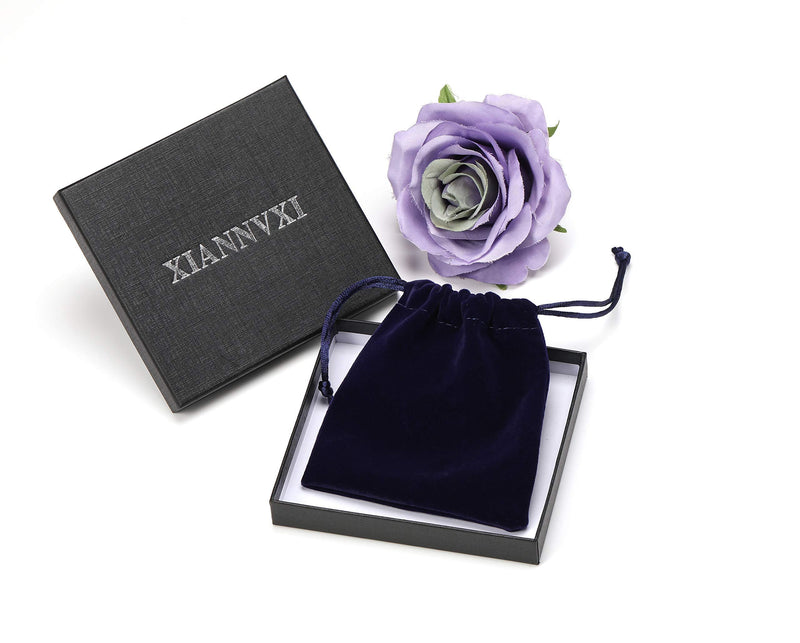 XIANNVXI Black Obsidian Necklace 1.2" Healing Crystal Heart Gemstone Pendant Necklaces Natural Spiritual Witchcraft Reiki Quartz Stone Jewelry for Women Girls Black - Obsidian - NewNest Australia