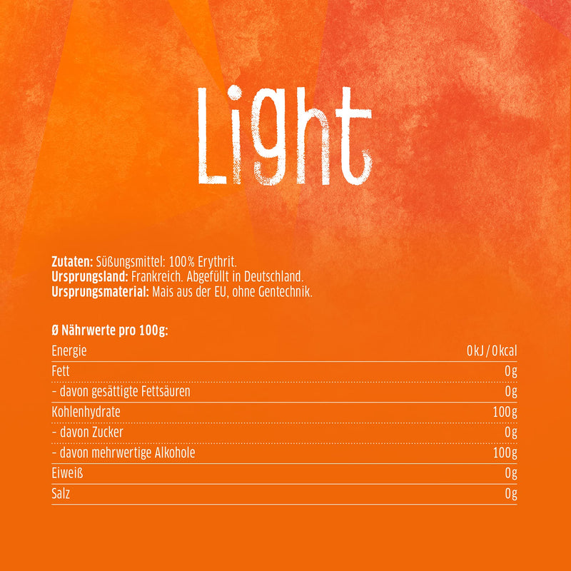 Xucker Light Sticks With Erythritol - Erythritol From Xucker Calorie-Free I 50 Xucker Sticks 5 G Each I Sugar-Free 0 Kcal 100% Sweet I 70% Of The Sweetening Power Of Sugar (250G) - NewNest Australia