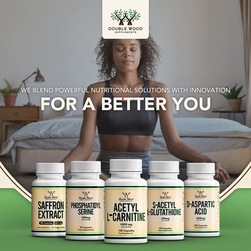 DW L Carnitine Capsules | 120 high-dose acetyl L carnitine – 1000mg L-carnitine per serving | GMO and gluten free L-Carnitine | Made in Britain - NewNest Australia