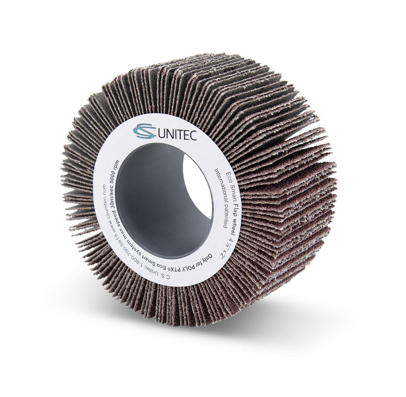 C.S. Unitec | PTX Flap Disc Wheel | 60 Grit Metal Grinder Tool Attachment | 4" Diameter x 2" Wide (47204) 4" x 2" - NewNest Australia